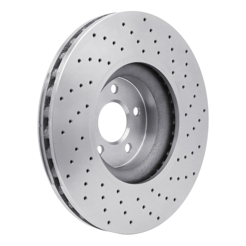 Mercedes-Benz C63 AMG Brake Rotor (1) - Front - R1 Concepts - Drilled - `08-`21